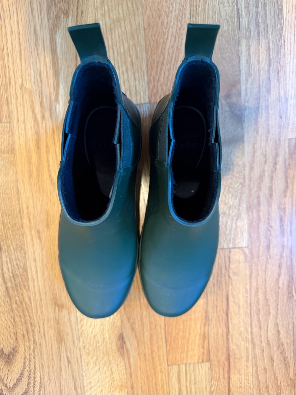 Dansko Dark Green Waterproof Chelsea Rain Boots